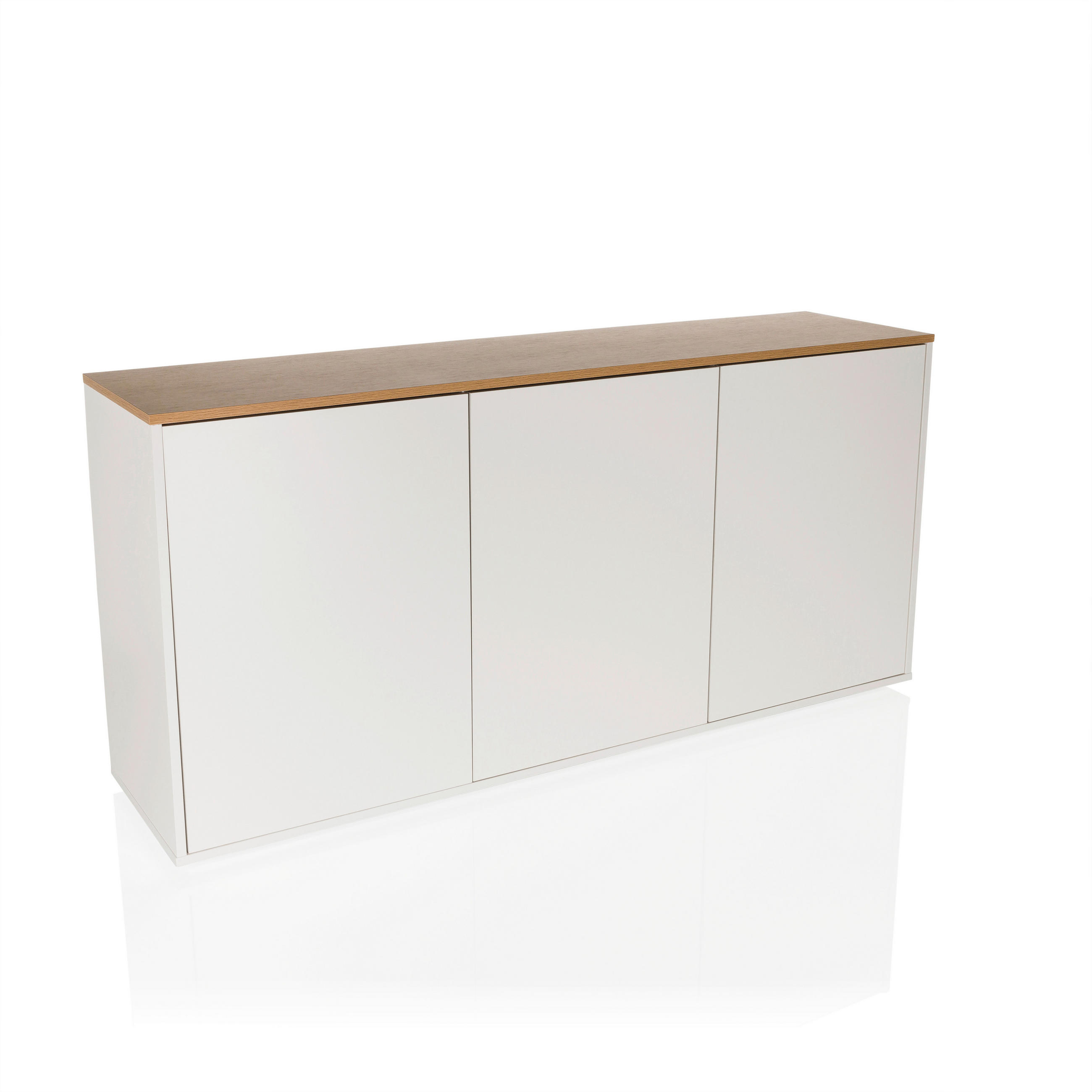 Sideboard Kelo S Weiß/Eichefarben B: 160 cm