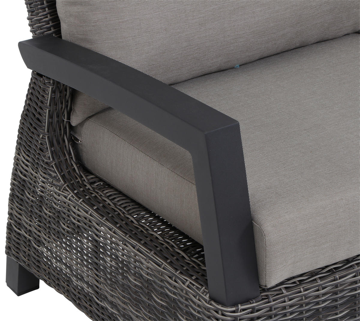 LOUNGEGARNITUR 5-teilig   83/103/160 cm Aluminium  - Grau, Basics, Keramik/Kunststoff (83/103/160cm) - Siena Garden
