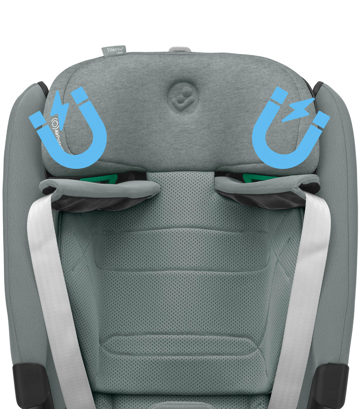 KINDERAUTOSITZ Titan Pro2 i-Size  - Hellgrau, Basics, Kunststoff/Textil (46/76/60cm) - Maxi-Cosi