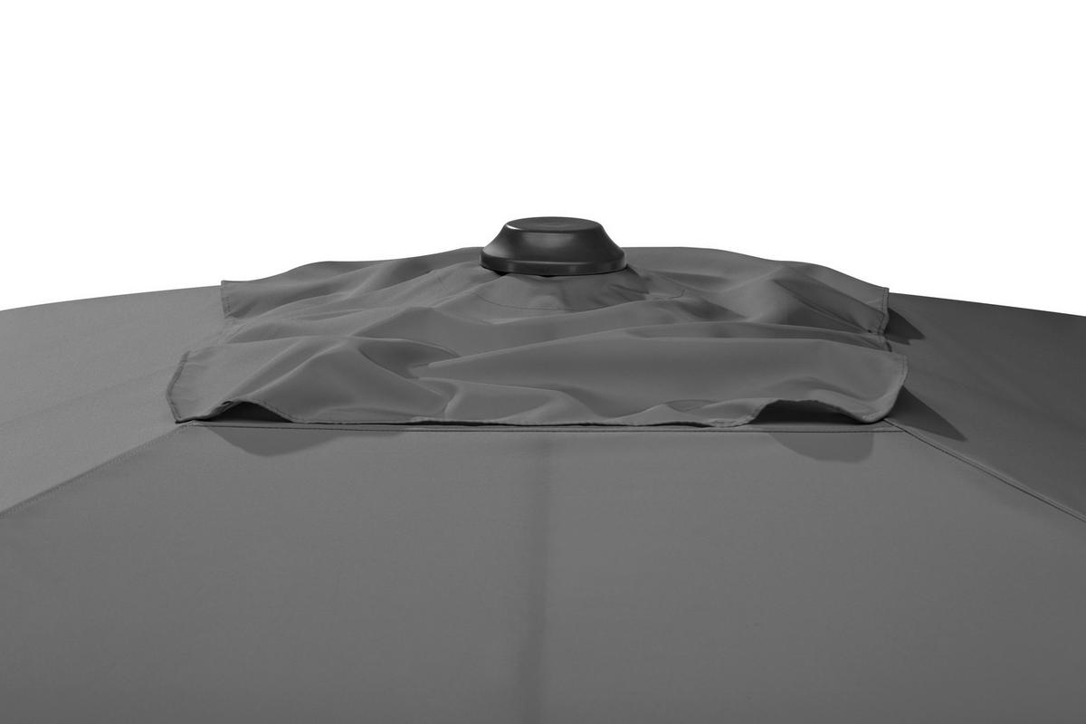 BOČNÍ SLUNEČNÍK 322/276/350x260 cm - antracitová, Basics, kov/textil (322/276/350x260cm)