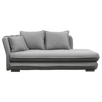LIEGE in Flachgewebe Grau  - Silberfarben/Grau, Design, Kunststoff/Textil (107/84/99/224cm) - MID.YOU