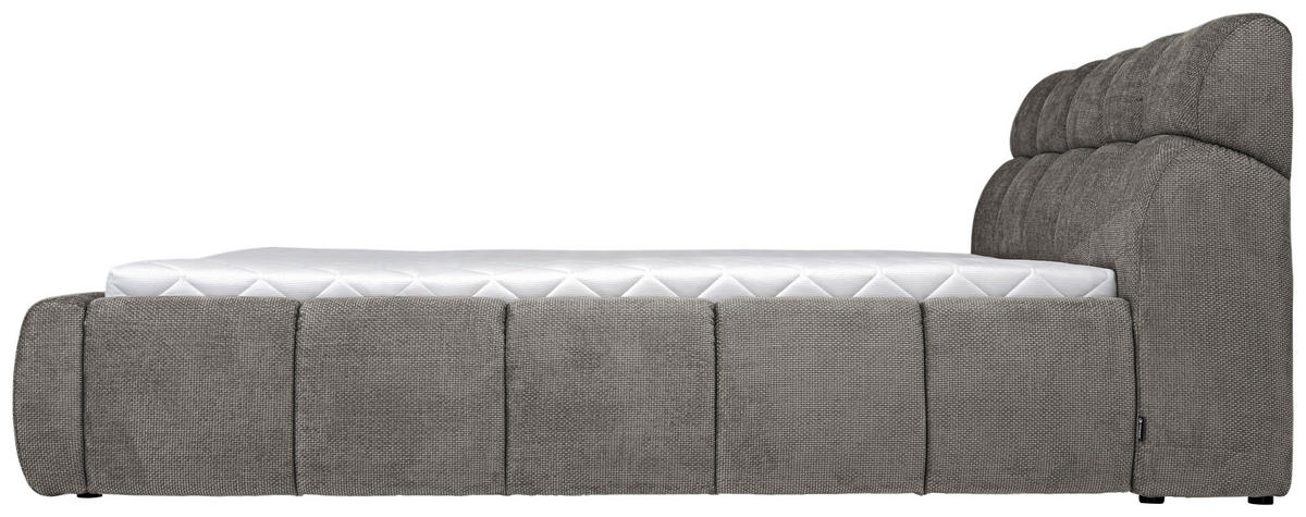 POLSTERBETT 140/200 cm  in Greige  - Greige/Schwarz, Design, Kunststoff/Textil (140/200cm) - Esposa