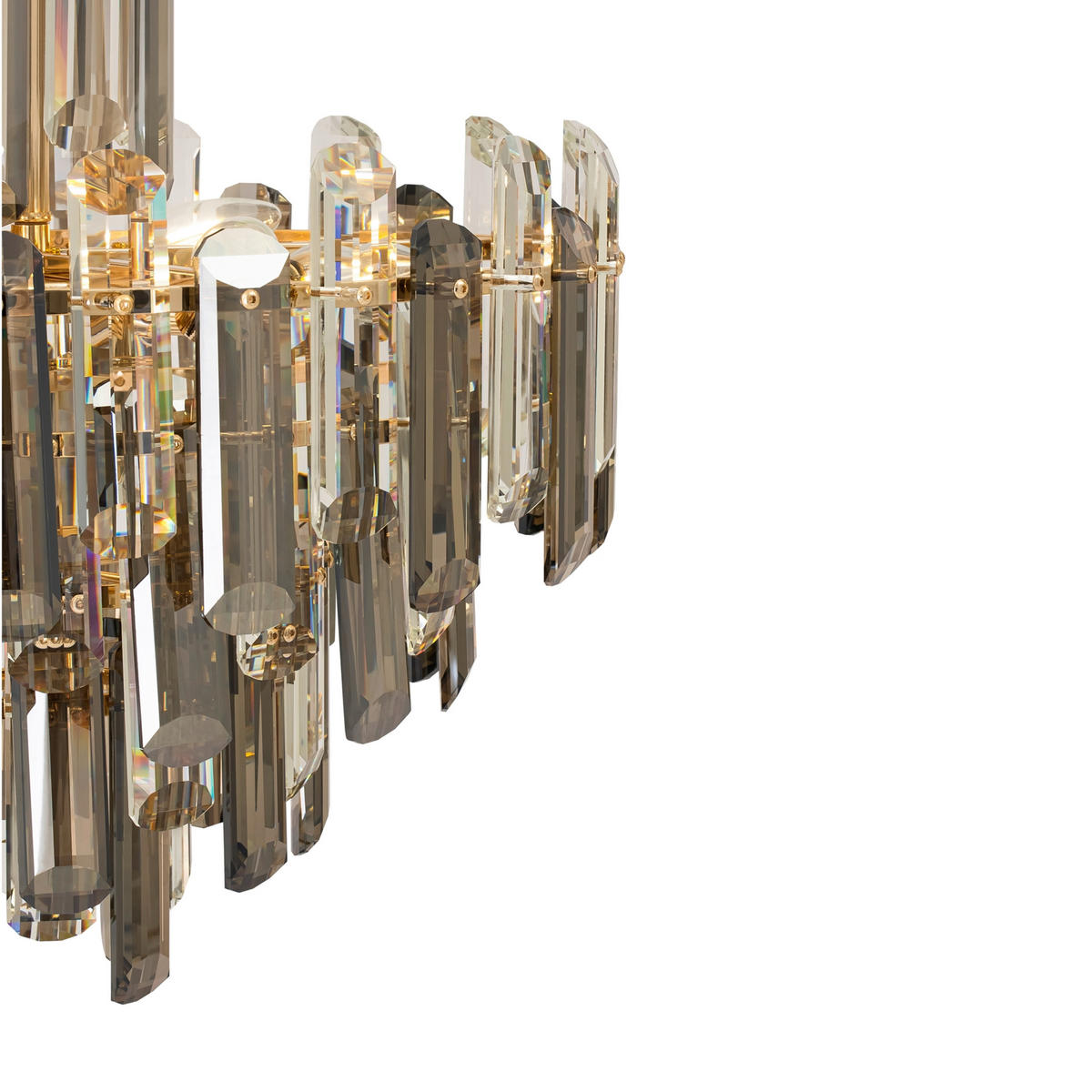 PENDELLEUCHTE 48,8/49,3/48,8 cm  - Goldfarben, Basics, Glas/Metall (48,8/49,3/48,8cm) - MAYTONI