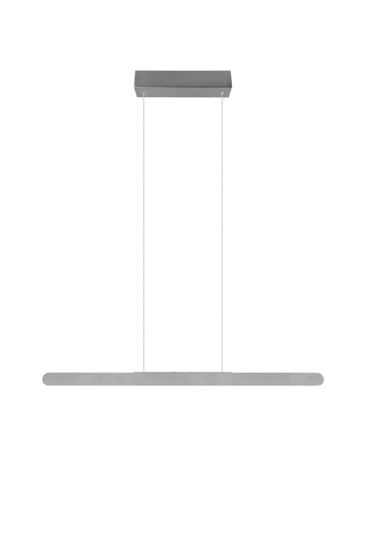 LED-PENDELLAMPA Helios 100/8,5/150 cm  - vit/aluminiumfärg, Design, metall/plast (100/8,5/150cm)