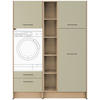 HAUSWIRTSCHAFTSRAUM  in Eichefarben, Salbeigrün  - Eichefarben/Salbeigrün, Basics, Holzwerkstoff (154,8cm) - Impuls