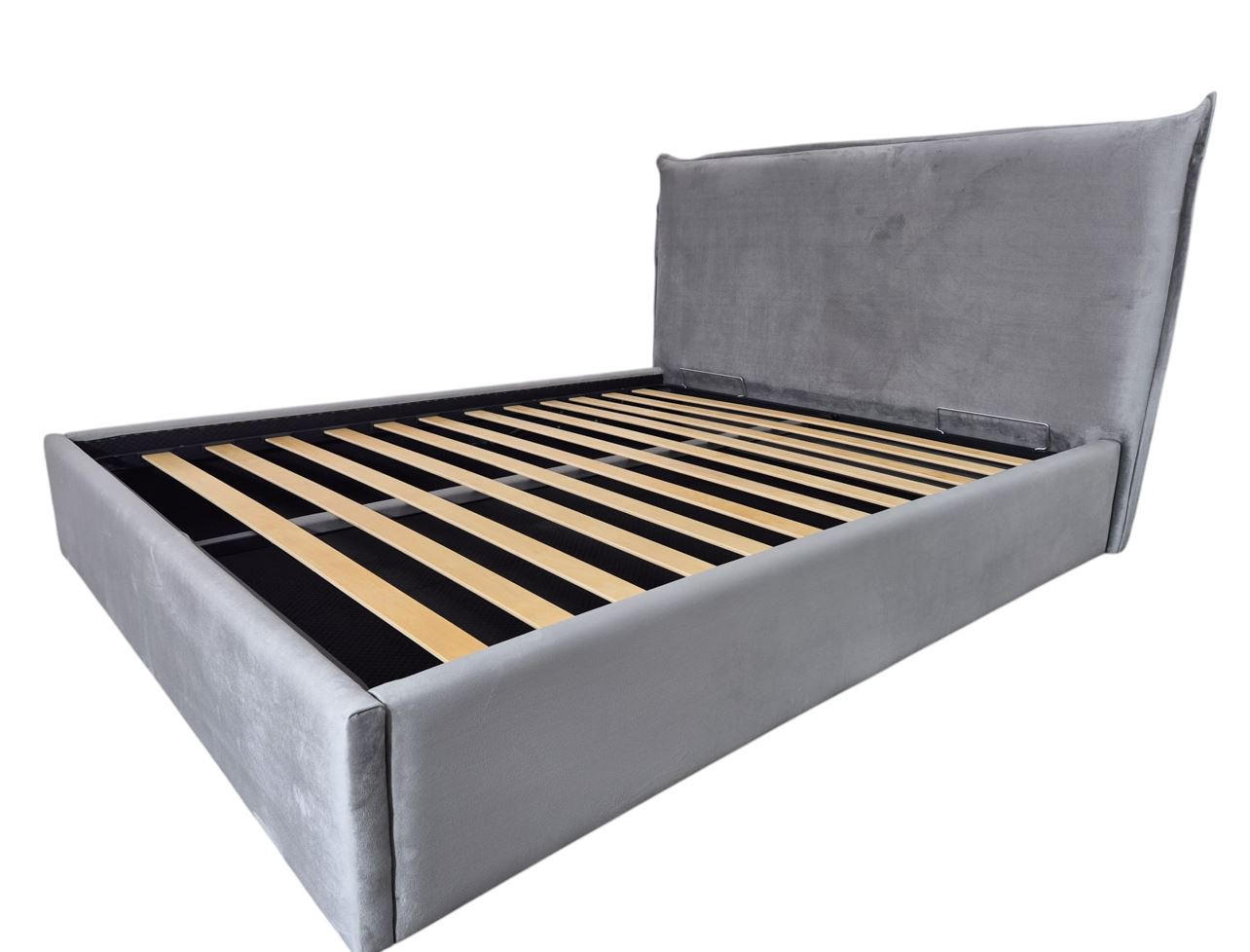 PAT TAPIțAT  in gri  - gri, Modern, textil (210/180/110cm) - Carryhome