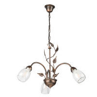 KRONLEUCHTER 55/55/80 cm   - Braun, KONVENTIONELL, Metall (55/55/80cm)