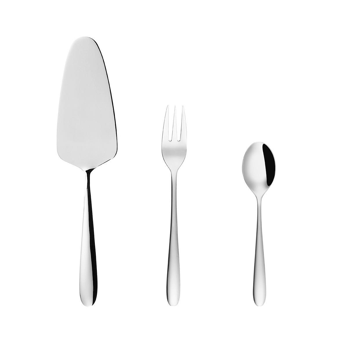 SADA PRÍBOROV, ušľachtilá oceľ, 13-dielne - Design, kov