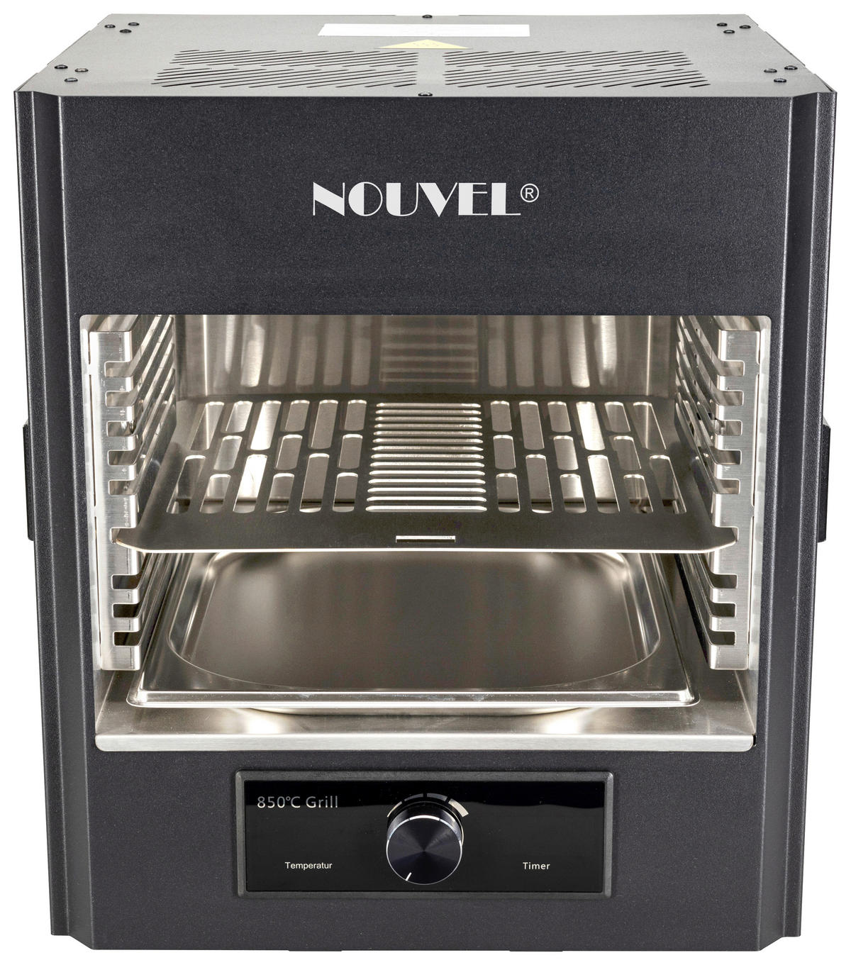ELEKTROGRILL - Schwarz, Design, Kunststoff/Metall (36/41,5/38cm) - Nouvel