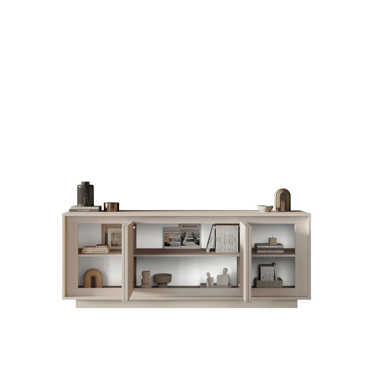 SIDEBOARD  in 207/80/50 cm  - Kaschmir, Design, Holzwerkstoff (207/80/50cm) - MID.YOU