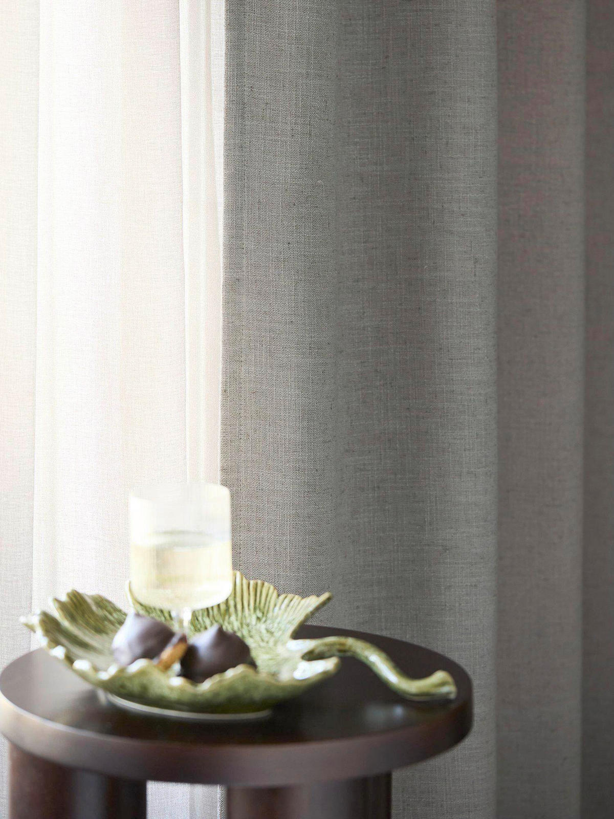 VERDUNKELUNGSVORHANG - Beige, Basics, Textil (130/280cm) - Svanefors