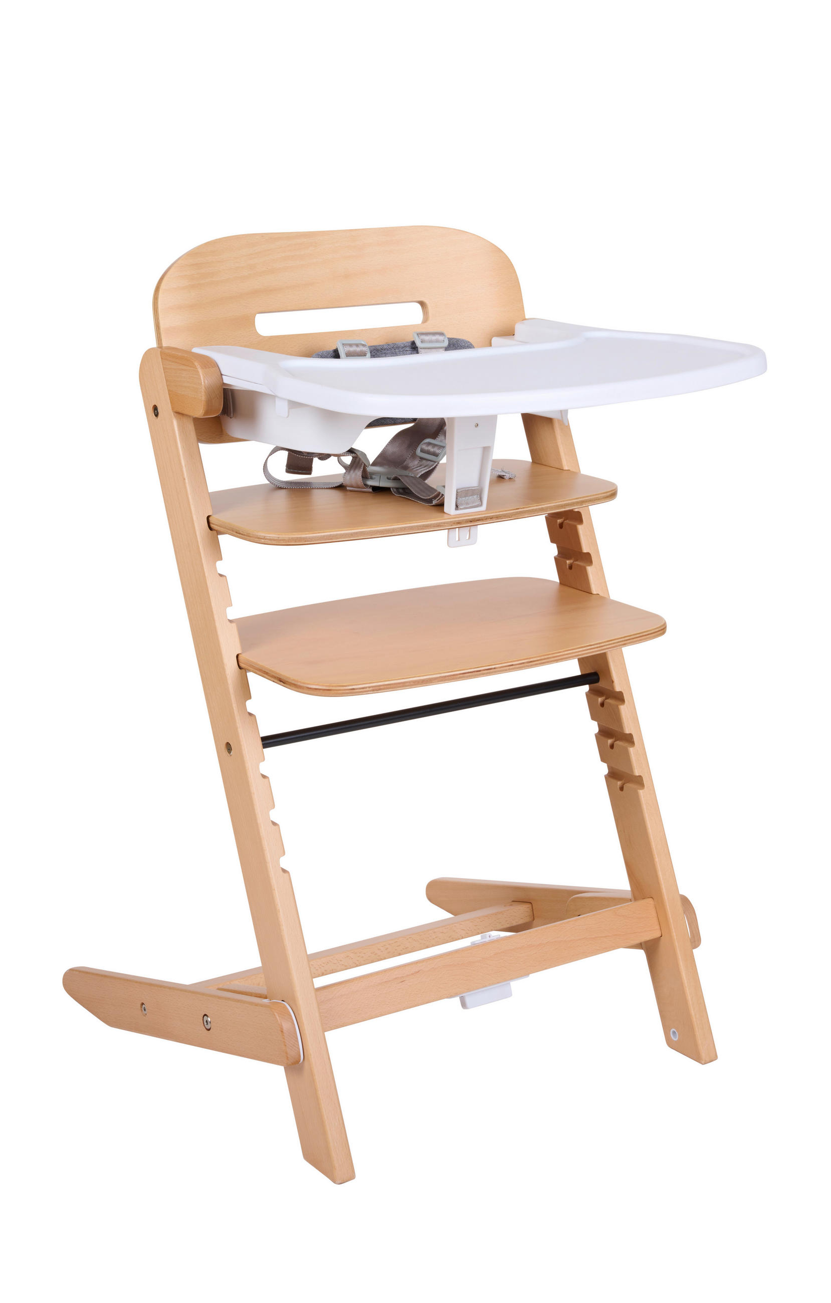 VYSOKÁ ŽIDLE, červený buk, přírodní barvy - přírodní barvy, Design, kov/dřevo (63/48,5/81cm) - Jimmylee