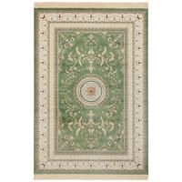 VINTAGE-TEPPICH 95/140 cm Naveh Hellgrün, Creme rechteckig  - Creme/Hellgrün, Basics, Textil (95/140cm) - Hanse Home