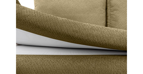 SCHLAFSOFA Struktur Olivgrün Rückenkissen, Armlehnenkissen, Bettkasten, Schlaffunktion, Rücken echt  - Schwarz/Olivgrün, KONVENTIONELL, Kunststoff/Textil (195/93/83cm) - Carryhome