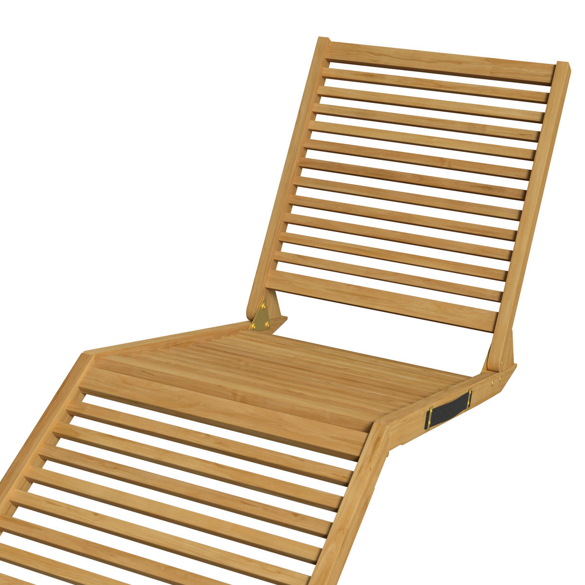 GARTENLIEGE 152/55/62 cm  - Grau, MODERN, Holz (152/55/62cm) - Ambia Garden