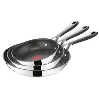 PFANNENSET Jamie Oliver 3-teilig  - Edelstahlfarben, Basics, Metall - Jamie Oliver