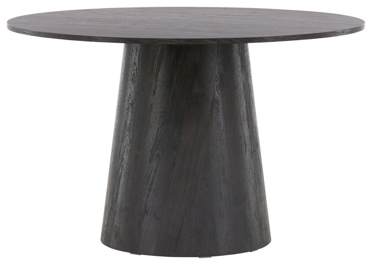 ESSTISCH in Holz 120/120/75 cm  - Schwarz/Braun, Design, Holz (120/120/75cm) - Livetastic