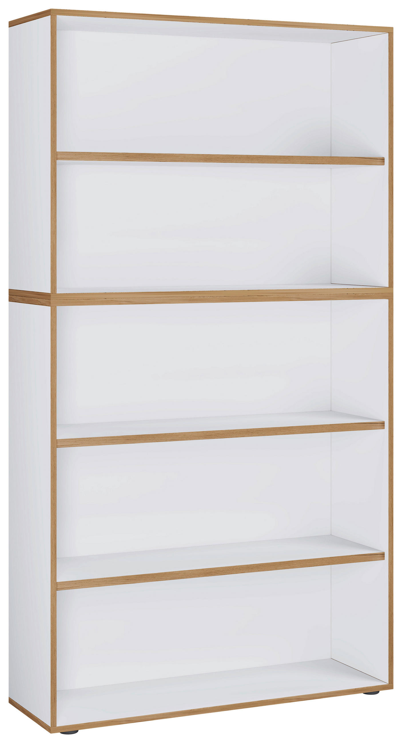 AKTENREGAL 100/183/33 cm  - Honigeiche/Schwarz, Design, Holzwerkstoff/Kunststoff (100/183/33cm) - P & B