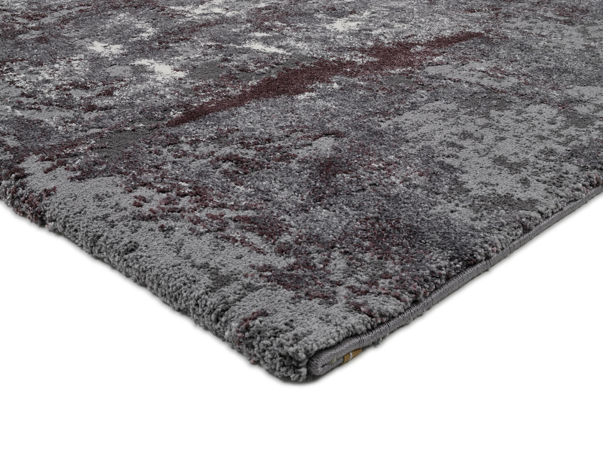VINTAGE-TEPPICH 80/150 cm Timeline Quantum Aubergine, Beige  - Beige/Aubergine, Design, Textil (80/150cm) - Novel