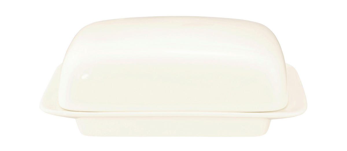 BUTTERDOSE Keramik  - Creme, Basics, Keramik (16,4/12,6/6,3cm) - Seltmann Weiden