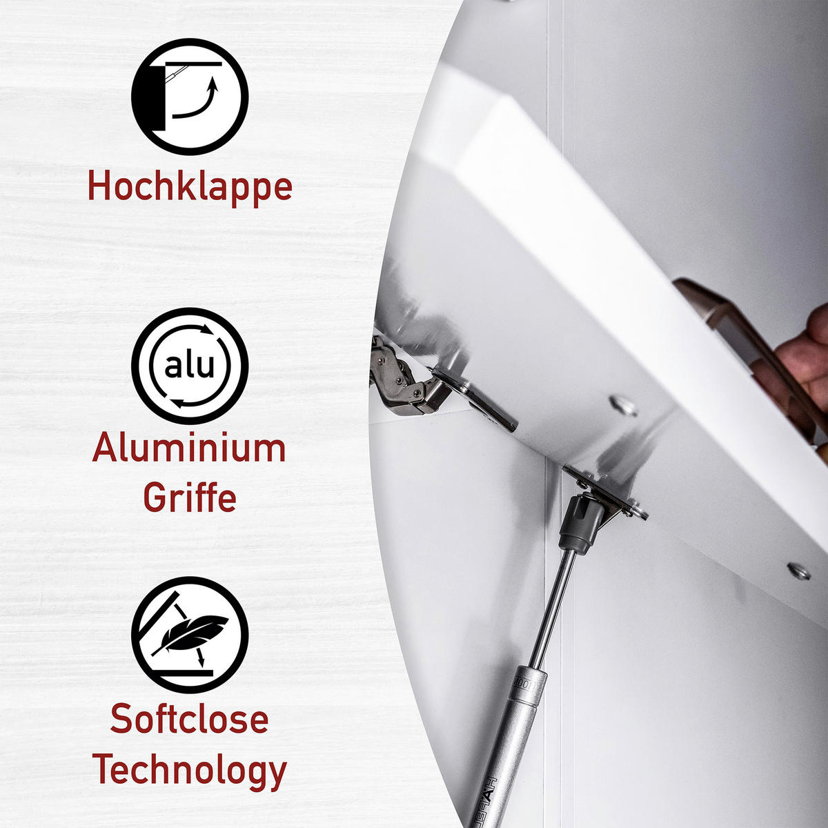 HAUSWIRTSCHAFTSRAUM 335/208/68 cm  in Weiß  - Weiß, MODERN, Holzwerkstoff (335/208/68cm) - home24