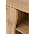 UNTERSCHRANK 60/79/35 cm   - Eiche Wotan/Silberfarben, Natur, Holzwerkstoff/Kunststoff (60/79/35cm) - Xora