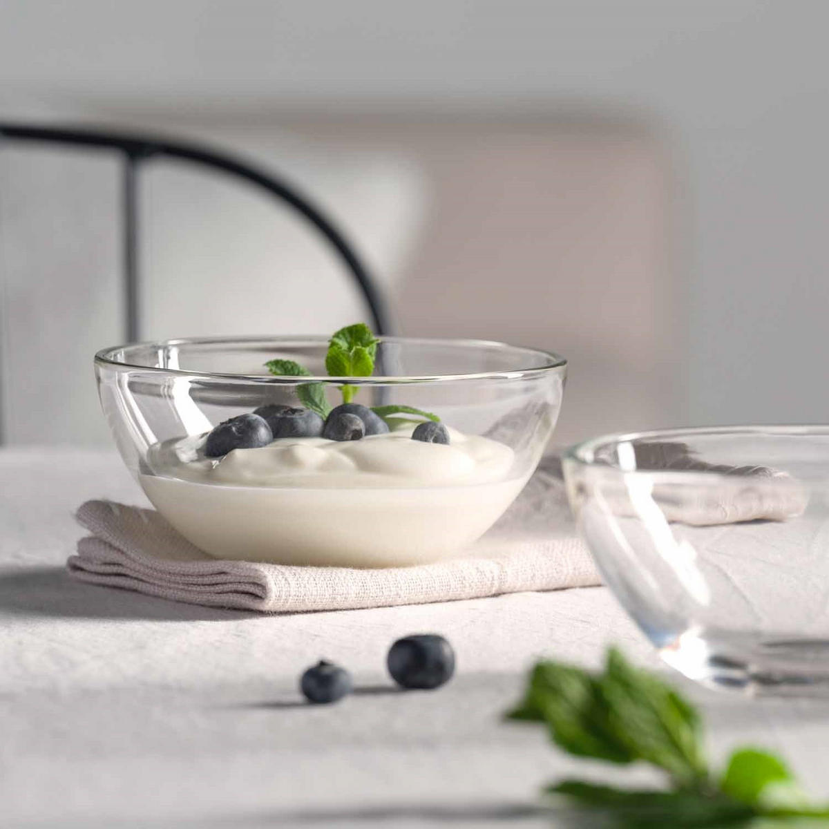MÜSLISCHALENSET Cucina 4-teilig  - Transparent, Design, Glas (14,00/6,50/14,00cm) - Leonardo
