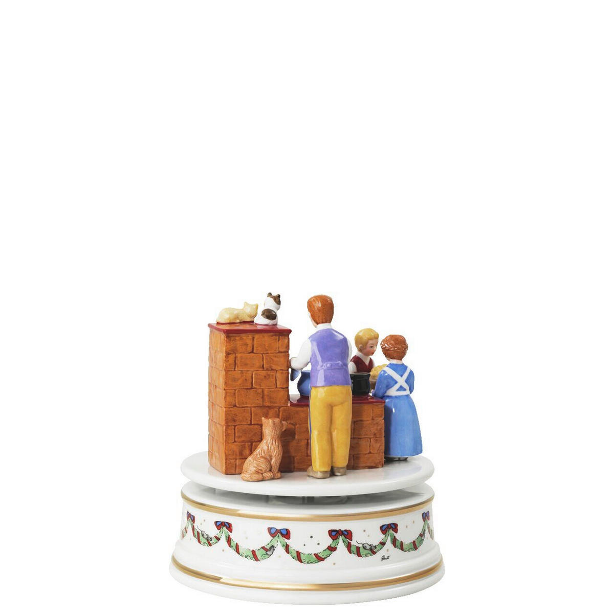 DEKOSPIELUHR Sammelkollektion 26 - Weihnachtsschmaus  - Multicolor, Basics, Keramik (16/15,5cm) - Hutschenreuther