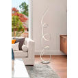 LED-STEHLEUCHTE 24/30,3/156,7 cm    - Alufarben, LIFESTYLE, Kunststoff/Metall (24/30,3/156,7cm) - Novel