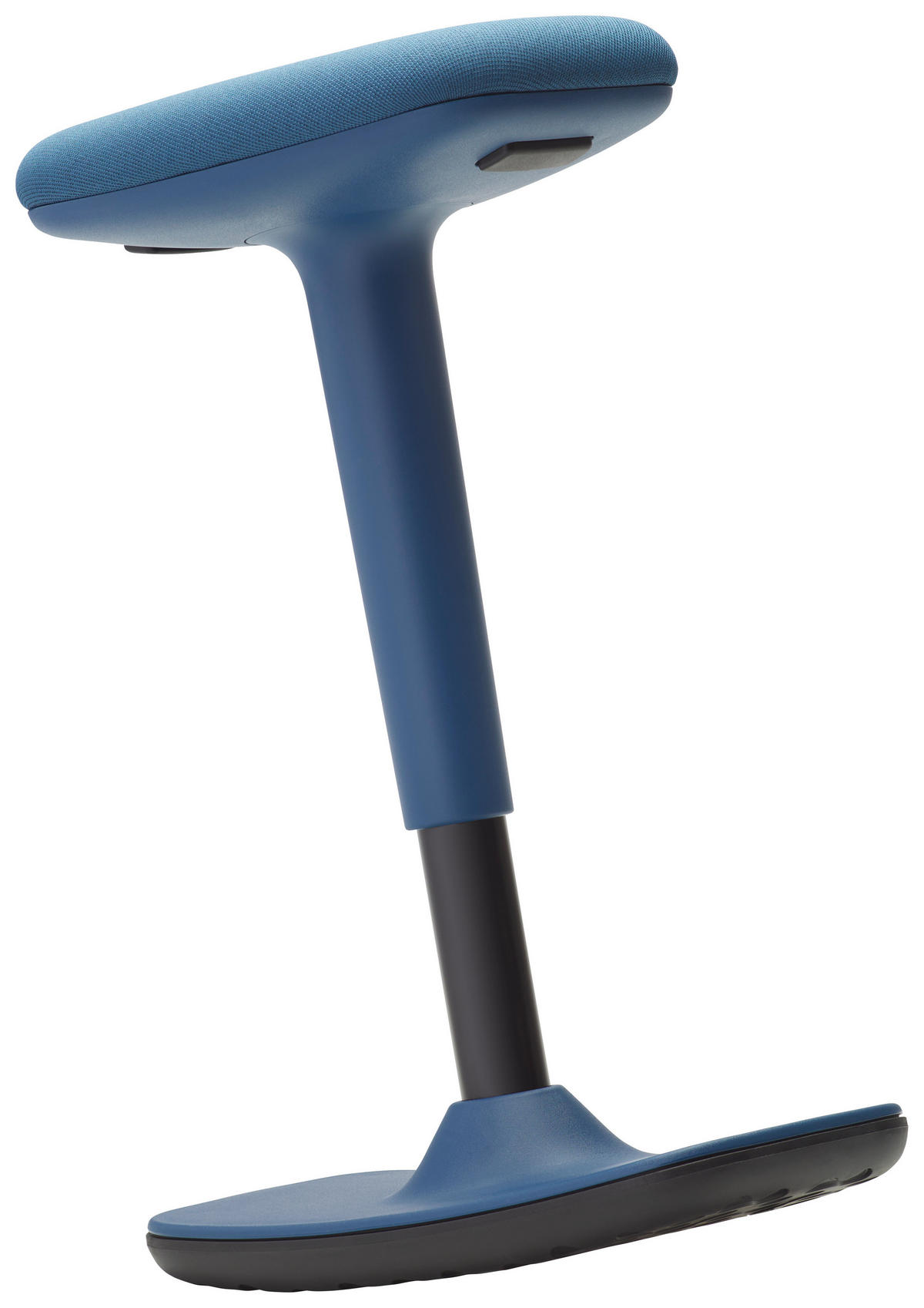 BÜROHOCKER Blau, Schwarz  - Blau/Schwarz, Basics, Kunststoff/Textil (44/25/50-75cm) - Dauphin