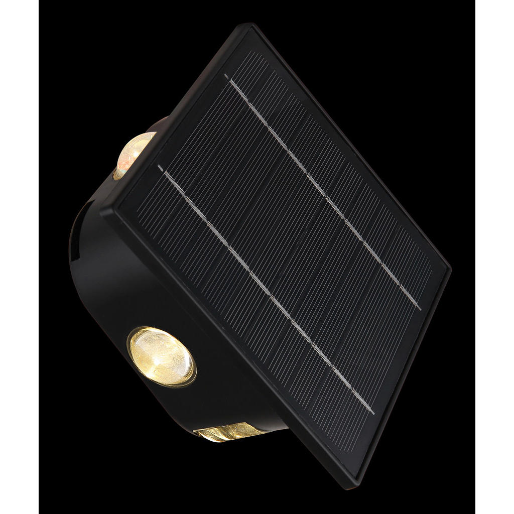 Thumbnail - Globo Solarleuchte, Klar, Schwarz, Kunststoff, 7x13.1x13.1 cm, Stufenschalter, Farben fixierbar, mit Schalter, Farbtempe...