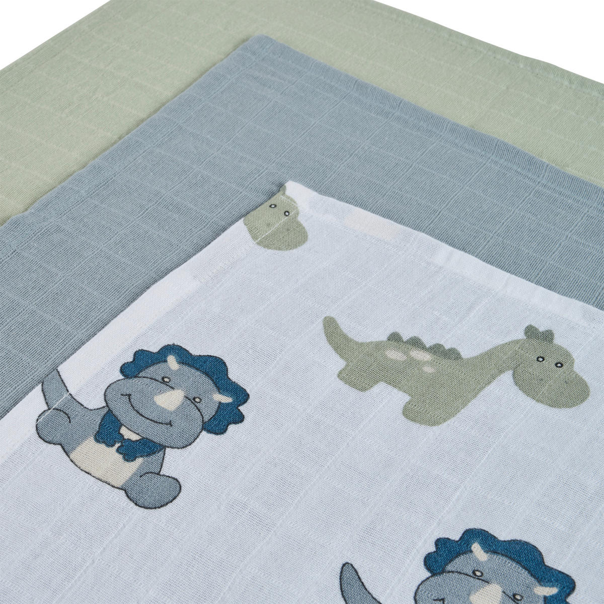 SADA LÁTKOVÝCH PLENEK - vícebarevná, Basics, textil (80/80cm) - Patinio