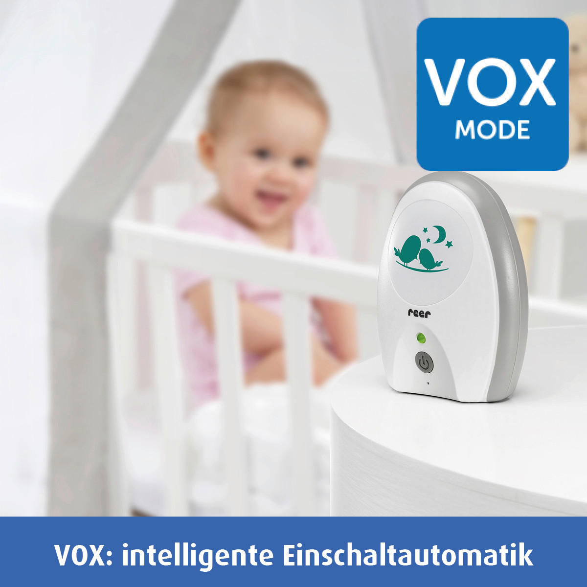 BABYPHONE - Weiß, Basics, Kunststoff (7,4/10/5,3cm) - Reer