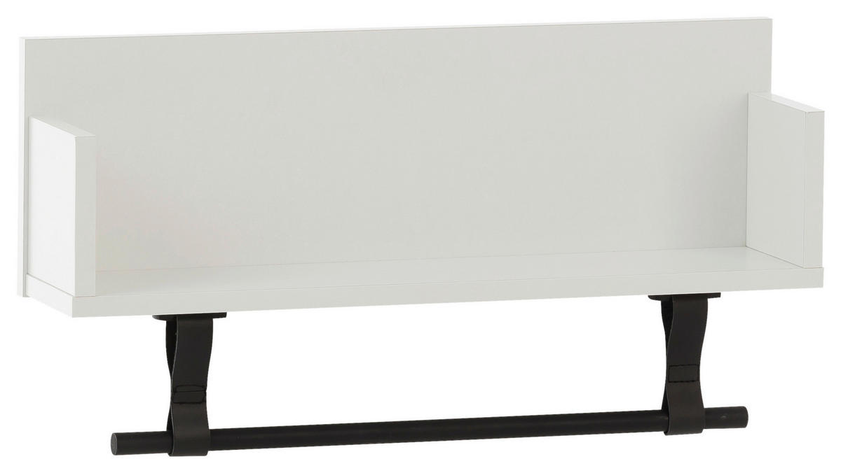 WANDREGAL Weiß  - Schwarz/Weiß, Design, Holzwerkstoff (59,8/315/135cm) - MID.YOU