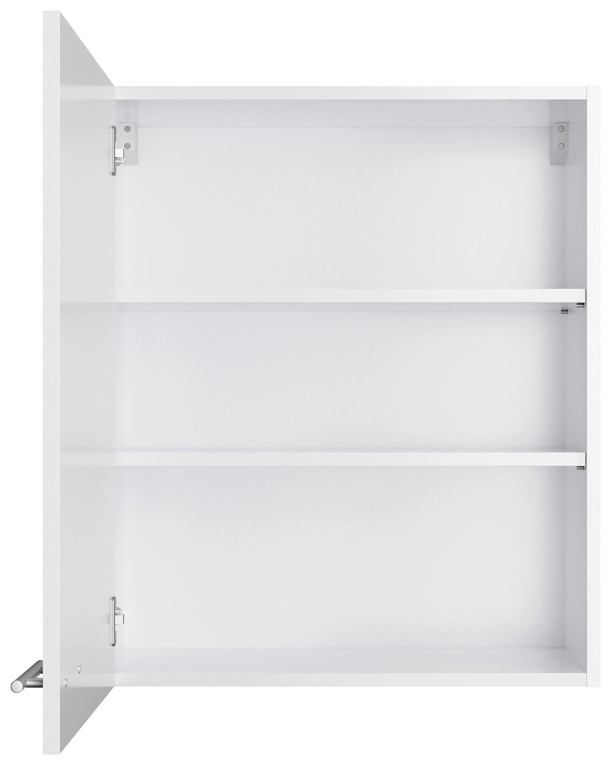 ECKKÜCHE 200/270 cm  in Weiß  - Edelstahlfarben/Anthrazit, Basics, Holzwerkstoff/Metall (200/270cm) - Optifit