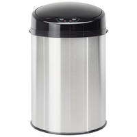 ODPADKOVÝ KOŠ  9 l - černá/barvy nerez oceli, Trend, kov/plast (24,5/37,5cm) - Echtwerk