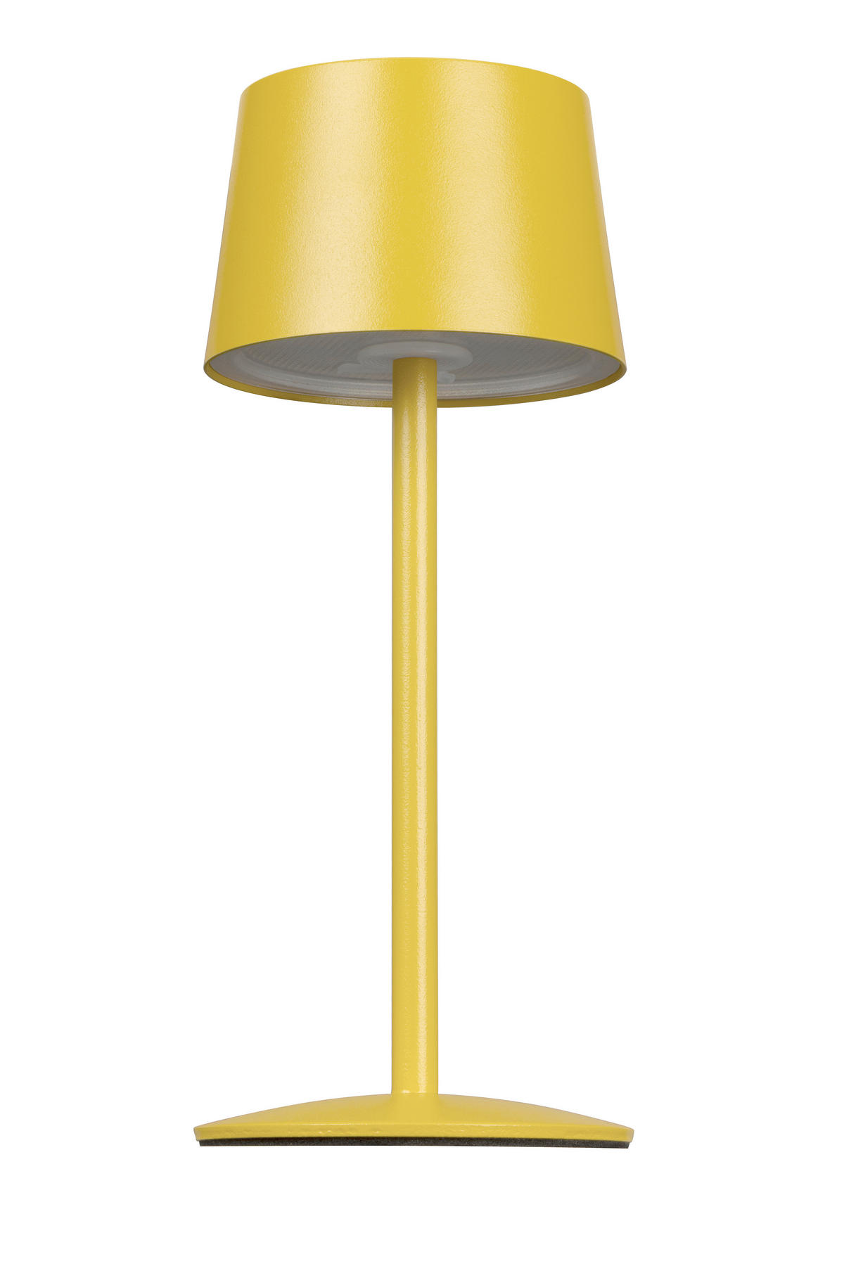 AKKU-TISCHLEUCHTE 9/22 cm  - Gelb, Basics, Metall (9/22cm) - Novel