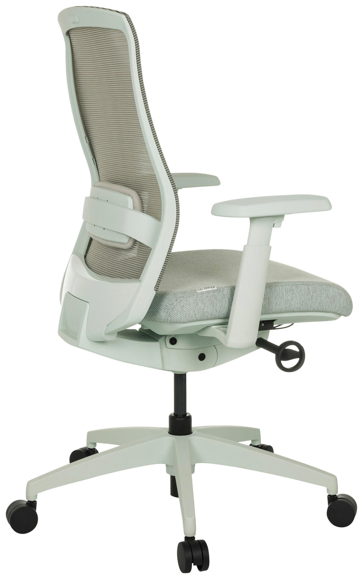 OTOČNÁ ŽIDLE, síťovina, šedá - šedá, Moderní, textil/plast (65/95 - 103/70cm) - MID.YOU