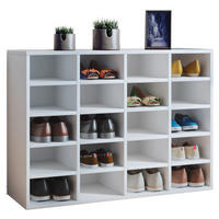 SCHUHREGAL Weiß  - Weiß, KONVENTIONELL, Holzwerkstoff (92/67/33cm) - MID.YOU