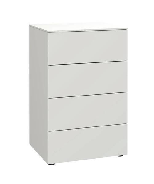 KOMMODE 50/79/41 cm  in Weiß  - Schwarz/Weiß, Design, Holzwerkstoff/Kunststoff (50/79/41cm) - Xora