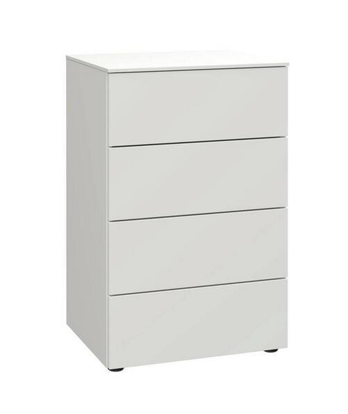 KOMMODE Primolar Garda  in 50/79/41 cm  - Schwarz/Weiß, Design, Holzwerkstoff/Kunststoff (50/79/41cm) - Xora