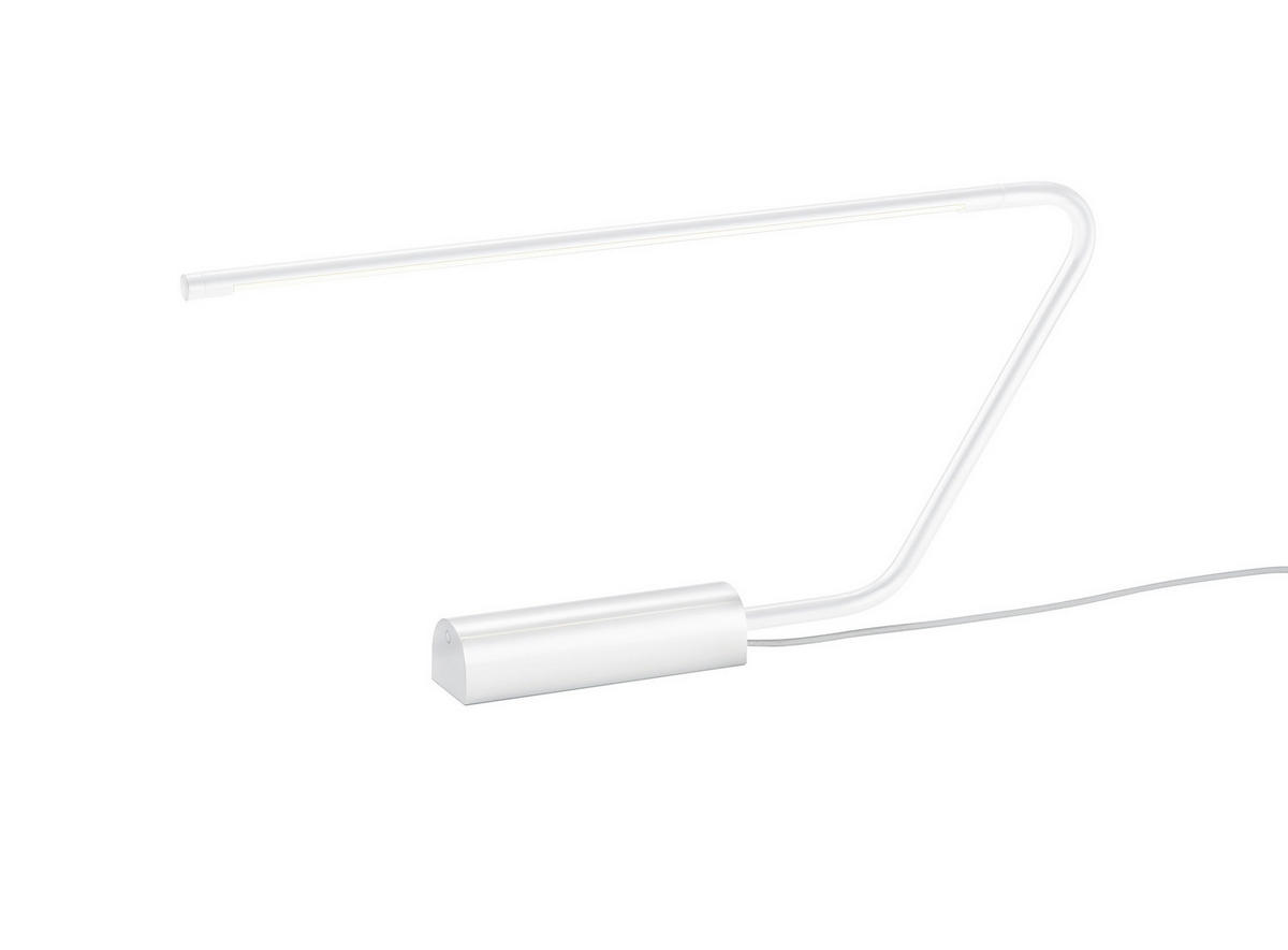 LED-TISCHLEUCHTE OLEA 62.5/33/5.5 cm   - Weiß, KONVENTIONELL, Metall (62.5/33/5.5cm) - Trio Leuchten