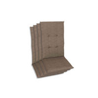 SESSELAUFLAGENSET Uni  - Taupe, Basics, Textil (48/5/118cm)
