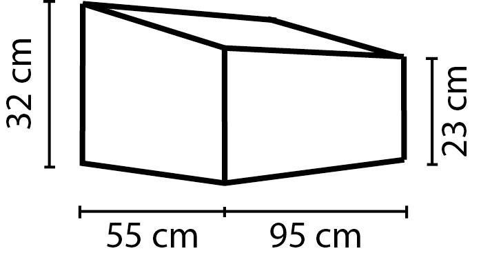 FRÜHBEETKASTEN - Lila, Basics, Kunststoff (97,5/36/57cm)