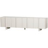 LOWBOARD 200/53/46 cm  - Hellgrau, Design, Holz (200/53/46cm) - Livetastic