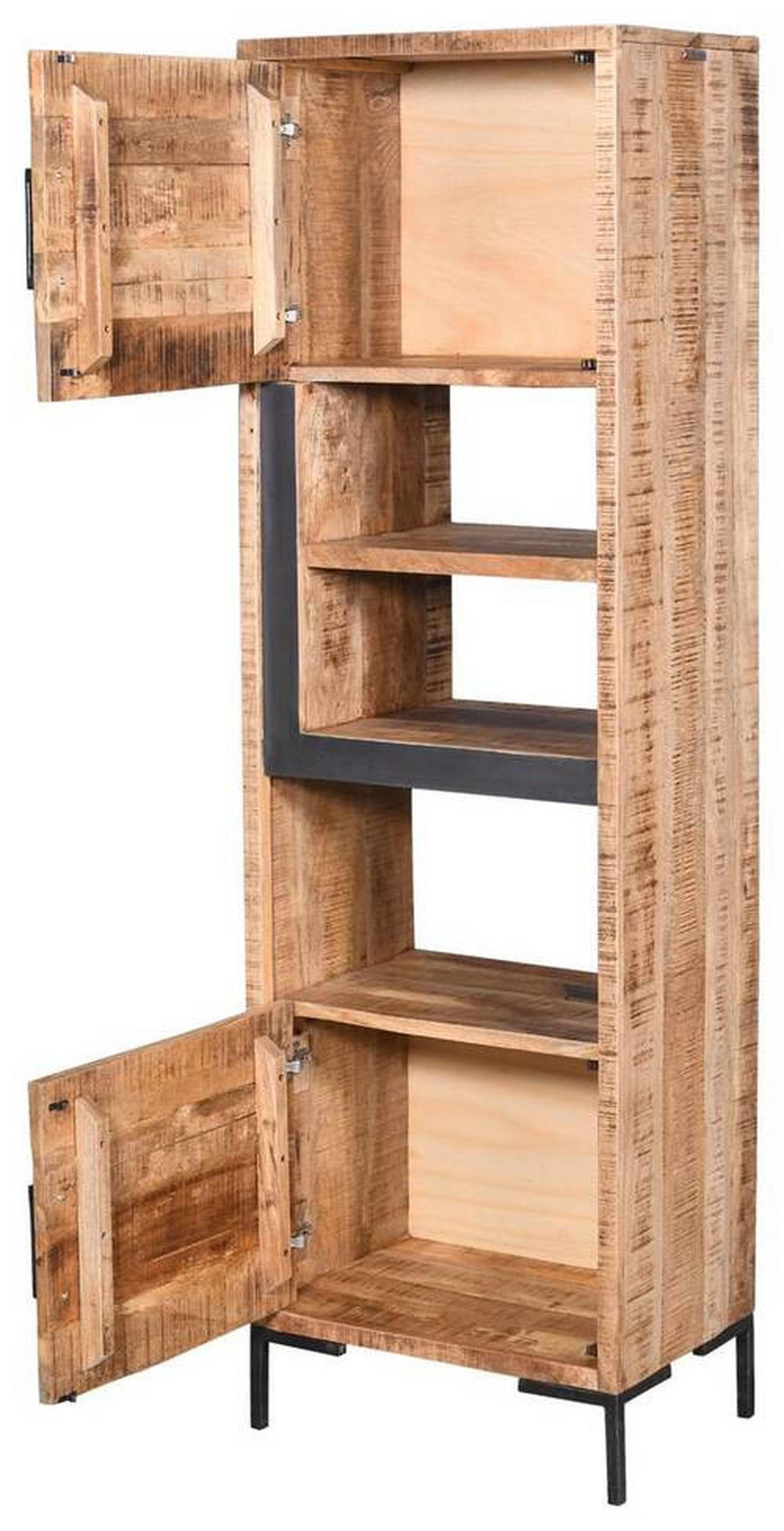 ETAJERĂ  58/192/40 cm  - culoare natur, Natur, metal/lemn (58/192/40cm) - MID.YOU