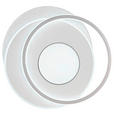 DECKENLEUCHTE    44/48/5 cm  - Chromfarben/Alufarben, Trend, Kunststoff/Metall (44/48/5cm) - Novel