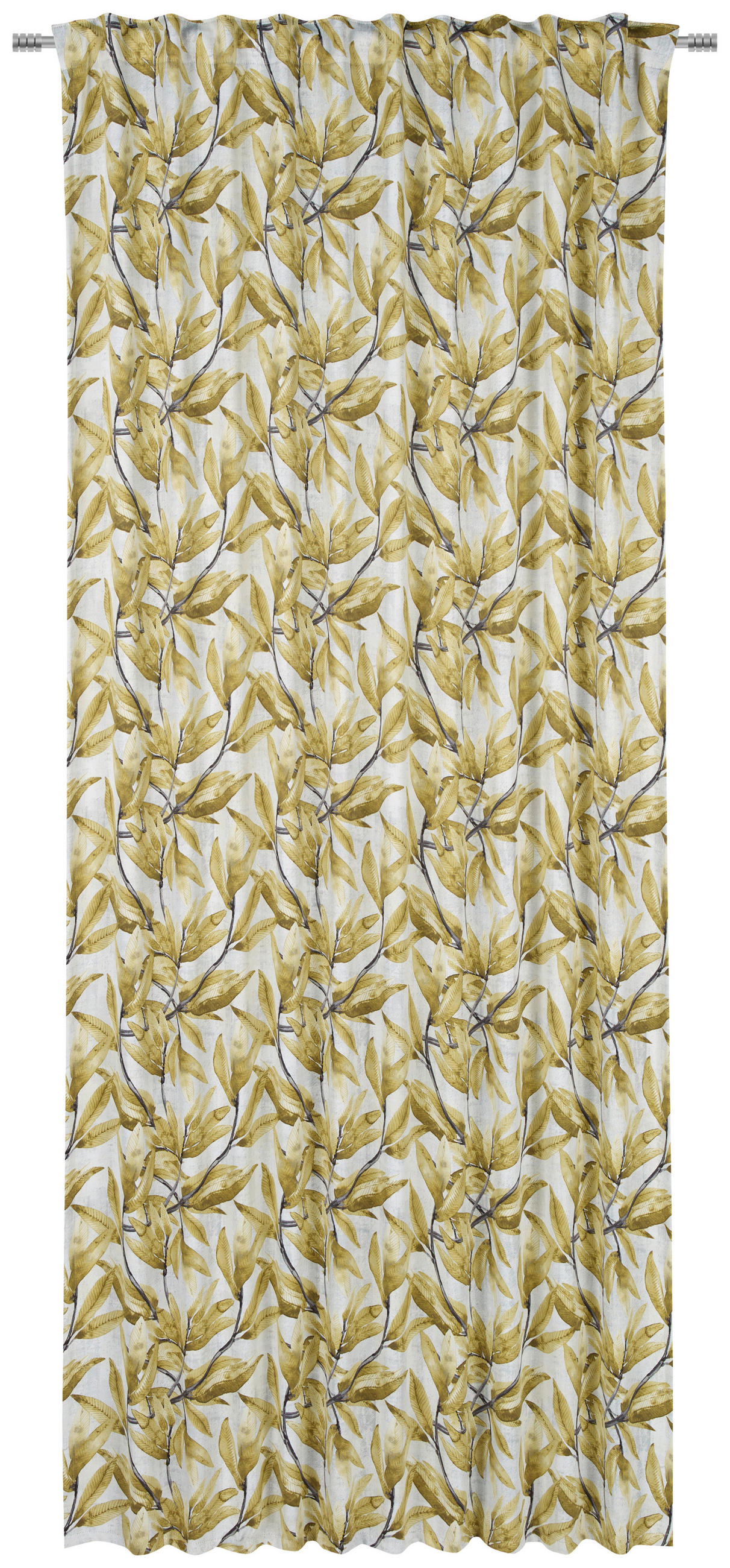 HOTOVÝ ZÁVES, black-out (neprepúšťa svetlo), 140/245 cm - žltá, Konventionell, textil (140/245cm) - Esposa
