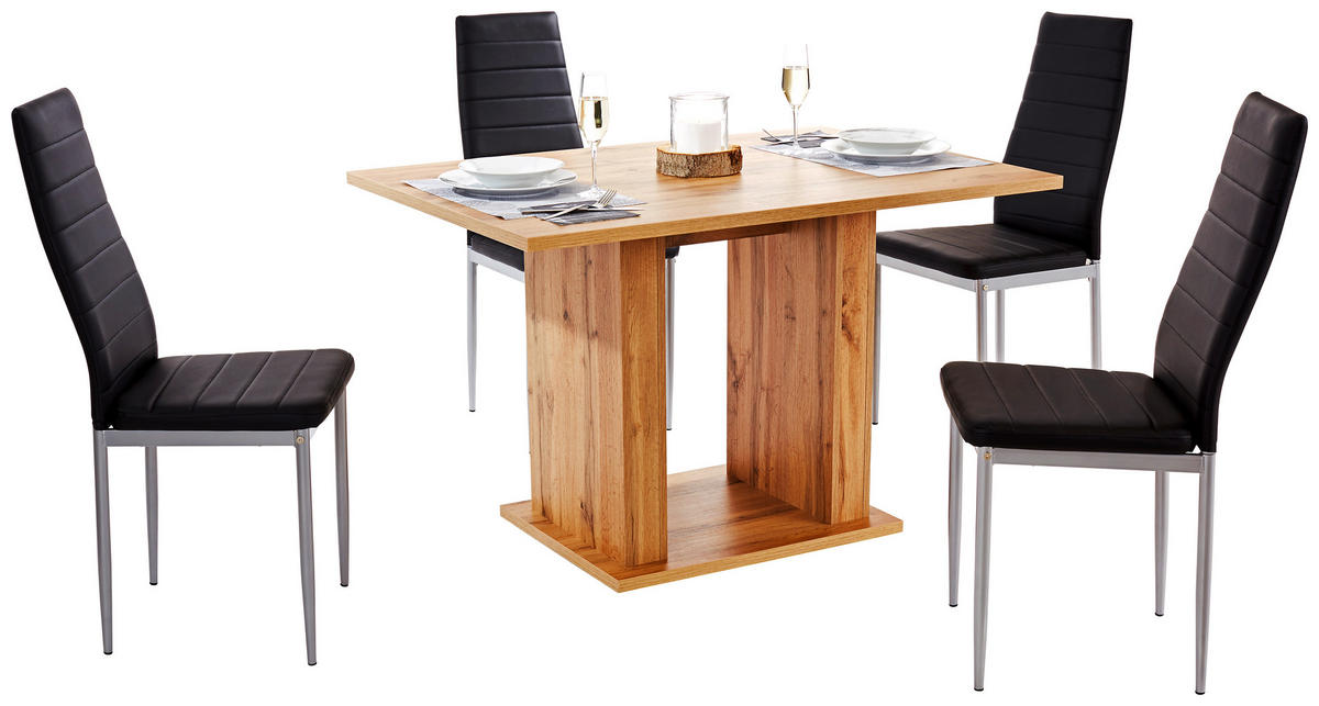 ESSTISCH rechteckig Eichefarben  - Eichefarben, MODERN, Holzwerkstoff (120/80/74cm) - home24