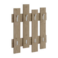 WANDGARDEROBE - Walnussfarben, Design, Holzwerkstoff (64/81/4cm) - Livetastic